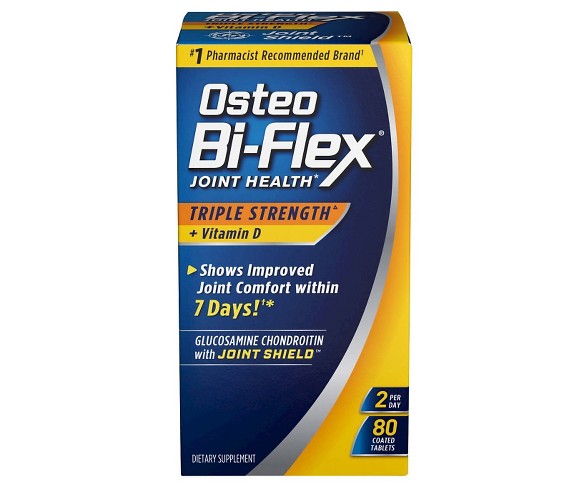 Osteo Bi-Flex Triple Strength &  D Joint  Dietary Supplement Coated s - 80ct
