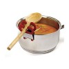 Norpro Grip-EZ Heat-Resistant Silicone Spoon Utensil Handle Pot Clip, Black - 4 of 4
