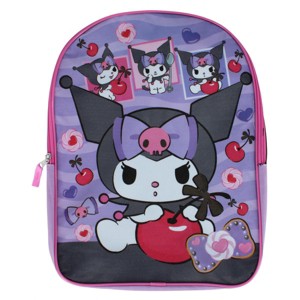 U.P.D., INC Girl's Kuromi 16 Inch Backpack - 1 of 3