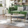 2pc Grand Canal Modern Coffee Table Set Champagne - miBasics - 2 of 4