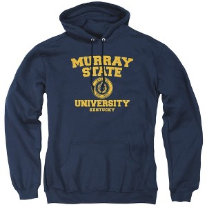 Murray State University Official Circle Logo Adult Pull-Over Hoodie, Navy - 1 of 4