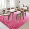 5x7 Machine Washable Rug for Living Room Modern Abstract Rug Distressed Ombre Rug with Non Slip Backing Soft Stain Resistant Thin Rug for Bedroom - 3 of 4