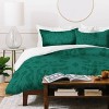 Deny Designs Twin/Twin Extra Long Camilla Foss Modern Damask Green Duvet Cover and Pillow Sham Green - 3 of 4