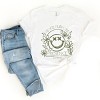 S.W.Smiley Peace Purpose Presence - Women's Short Sleeve Graphic T-Shirt - 2 of 4
