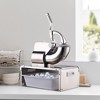 661LBS/H Ice Crushers Machine, 350W Electric Snow Cone Machine with 4 Blades, Stainless Steel Shaved Ice Machine Box,Irregular,silver,18.9in - 2 of 4