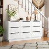 ORRD White 8-Drawer Dresser for Bedroom, 47.2" Long Clothing Storage Cabinet with Wide Top, Chest of Drawers for Living Room & Entryway - 2 of 4