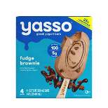 Yasso Frozen Greek Yogurt - Fudge Brownie Bars - 4ct