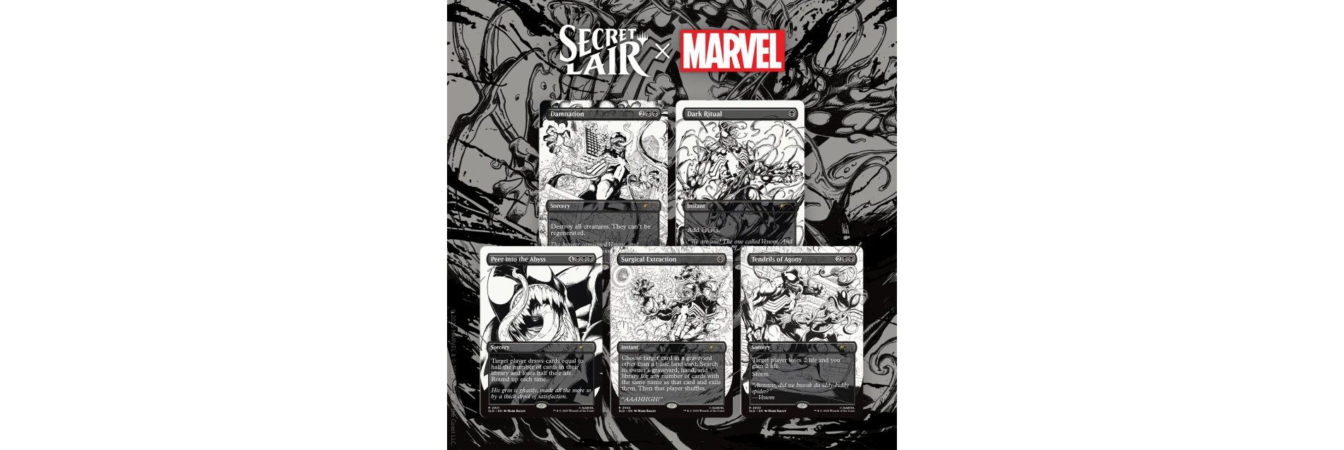 Magic the Gathering Secret Lair x Marvel's Spider-Man: Venom Unleashed (Inks) (Non-Foil)