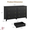 3/6/7 Drawer Dresser for Bedroom,  29"/47'' /54'' Wide Dresser, Chest of Drawers, Wooden Dressers Chest with Clothes Storage Cabinet - 2 of 4