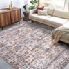 Foldable Geometric Persian Area Rug, Imitation Cashmere Polyester, Washable, Non-Slip, Kid & Pet Friendly for Hallway & Kitchen - 2 of 4