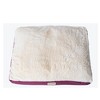 Armarkat M02HJH/MB-XXL Double Extra Large Pet Bed Mat With Poly Fill Cushion And Removable Cover, In Ivory & Burgundy, - 2 of 4