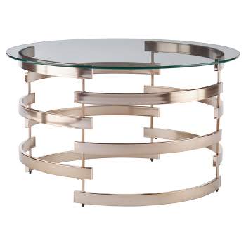 Bevmar Cocktail Table - Champagne - Aiden Lane