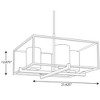 Progress Lighting Chadwick 4-Light Wall Bracket, Matte Black, Opal Glass Shade - 2 of 4