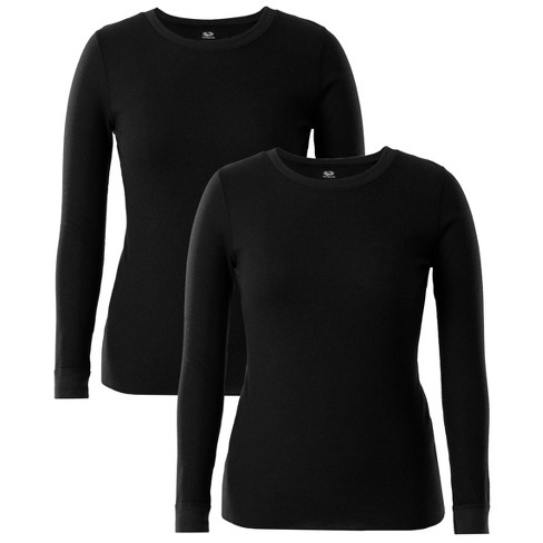 Fruit Of The Loom Women's And Plus Long Underwear Waffle Thermal Top And  Bottom Set : Target