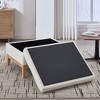 CAVINAS 33.86" Storage Ottoman Bench with Reversible Lid,Square Footrest with Rubberwood Legs,Storage Bench for Bedroom,Living Room - 4 of 4
