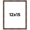 PosterPalooza | 12x15 Bamboo Picture Frame, UV Acrylic, 4 Finishes - Brown, Black, Gold, and Natural - 2 of 4