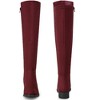 Perphy Women's Round Toe Zipper Block Heels Knee High Boots - 2 of 4