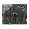 Trademark Fine Art - Kurt Shaffer 'Christmas Barn in the Snow' - 2 of 4
