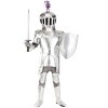 HalloweenCostumes.com One Size Fits Most  Men  Mens Medieval Knight Costume for Adult, Purple/Gray - 3 of 4