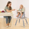 Kinder King 8 in 1 Baby High Chair, Coverts to Dining Booster Seat, Removable Tray & Double Seat Cover, Easy to Wipe - 2 of 4