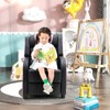 Infans Kids Recliner Chair Ergonomic Leather Sofa Armchair w/Footrest Side Pocket Pink - 2 of 4
