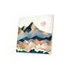 Golden Peaks Print on Acrylic Glass by SpaceFrog Designs - iCanvas - 2 of 4