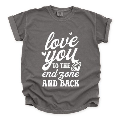Simply Sage Market To The End Zone And Back Garment Dyed Tee