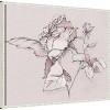 Amanti Art Blush Floral Flourish by Alex Black Framed Wall Art Print - 2 of 4