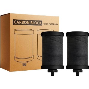 Nispira 2387 Water Filter Replacement Compatible with Alexapure Pro Gravity-Fed Water Filtration System, 5,000-Gallon Capacity, 2 Pack - 1 of 4