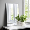 SpassWay Metal Bathroom/Vanity Mirror Modern Accent Mirror for Living Room Bathroom Bedroom Entryway Black/Gold/Silver - 2 of 4