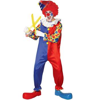 Dress Up America Jolly Clown Costume For Adults - Small : Target