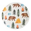 Blue Panda 80 Pack Camping Plates for 1st Birthday Party Decorations, One Happy Camper (7 In) - 3 of 4