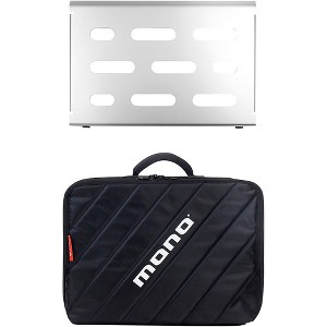 MONO Pedalboard Small, Silver and Club Accessory Case 2.0, Black - 1 of 4