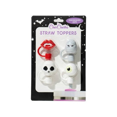 CharCharms 4pk Straw Toppers