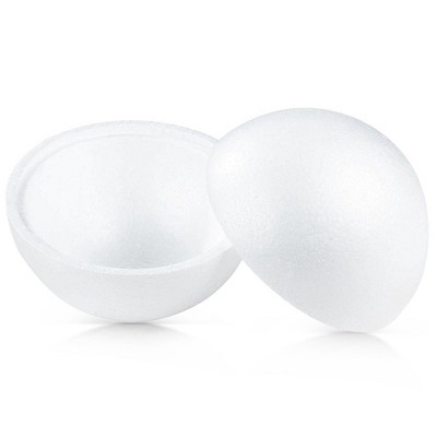 8 Ct 2 Inch Styrofoam Balls Round White Styro Foam Polystyrene