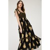 August Sky Women's Floral Tiered Midi Dress - 4 of 4