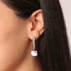 Sanrio Hello Kitty Fashion Hello Kitty Charm Hoop Earrings - 2 of 4