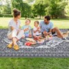Outdoor Rugs, Reversible Waterproof Patio Rug, Plastic Straw Rug Sun-Resistant RV Mat, Portable Indoor Outdoor Vintage Area Rugs Carpet for Camping - 4 of 4