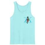 Hunter X Hunter Gon With Colorful Shapes Crew Neck Sleeveless Celadon Men's Tank Top