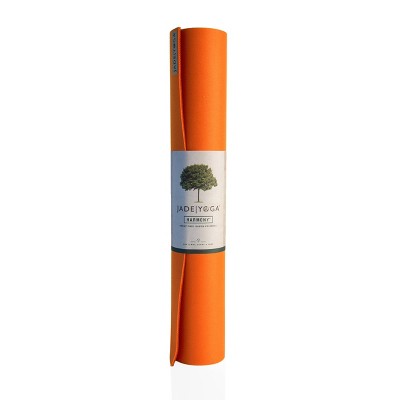 Jadeyoga Harmony Pro Yoga Mat - Orange (4.7mm) : Target