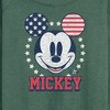 Women's - Disney - Americana Lightweight French Terry Wide Neck Long Sleeve Shirt - 2 of 4