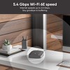 Wyze Wi-Fi 6E Mesh Router Pro, AXE5400 Tri-Band, 2.5Gbps, Black - 3 of 4