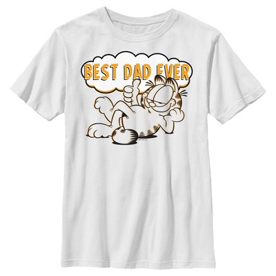 Boy's Garfield Best Dad Ever T-Shirt