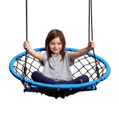 JumpOff Jo Little Jo’s Web Chair Swing, Blue