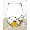 Bezrat Set Of 2 Tumblers With Gold Shade - 3 of 3