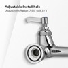 Aquaterior 2 Pack 44" Wall Mount Commercial Faucet with Pre-Rinse Pull Down Sprayer - 4 of 4