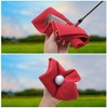 Unique Bargains Absorbent Waffle Pattern Golf Towel 15.75"x15.75" 1 Pc - 3 of 4