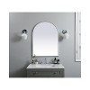 Elegant Lighting Metal Frame Arch Mirror 27x36 Inch in Silver - 2 of 4