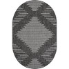 Unique Loom Outdoor Modern Tambor Lines Woven Area Rug - 2 of 4
