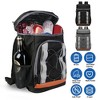 NPolar"36-Can Leakproof Insulated Cooler Backpack, 25L for Picnic, Camping, Beach, Hiking, Travel"Black&Grey - 2 of 4